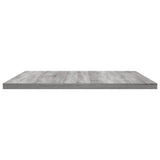 Mensole Parete 4pz Grigio Sonoma 60x40x1,5 cm Legno truciolato