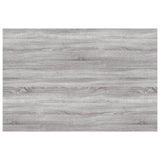 Mensole Parete 4pz Grigio Sonoma 60x40x1,5 cm Legno truciolato