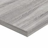 Mensole Parete 4pz Grigio Sonoma 60x40x1,5 cm Legno truciolato