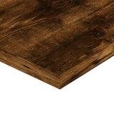 Mensole Parete 4pz Rovere Fumo 80x20x1,5 cm Legno truciolato