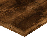 Mensole Parete 4pz Rovere Fumo 100x20x1,5 cm Legno truciolato