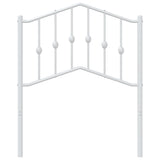 Testiera di Ricambio in Metallo Bianco 75 cm