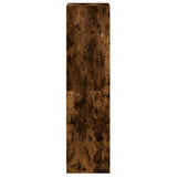 Credenza con Anta in Vetro Rovere Fumo 35x37x142 cm