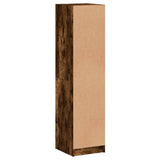 Credenza con Anta in Vetro Rovere Fumo 35x37x142 cm