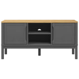 Mobile TV FLORO Grigio 114x43x55 cm in Legno di Pino