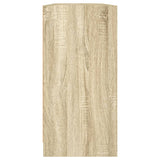 Libreria con Ante Rovere Sonoma 204x37x75 cm Legno truciolato