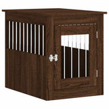 Gabbia Cani Arredamento Rovere Marrone 55x75x65cm truciolato
