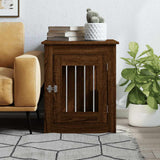 Gabbia Cani Arredamento Rovere Marrone 55x75x65cm truciolato