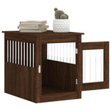 Gabbia Cani Arredamento Rovere Marrone 55x75x65cm truciolato