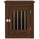 Gabbia Cani Arredamento Rovere Marrone 55x75x65cm truciolato