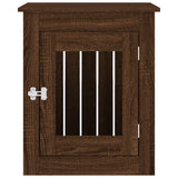 Gabbia Cani Arredamento Rovere Marrone 55x75x65cm truciolato