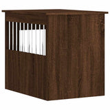 Gabbia Cani Arredamento Rovere Marrone 55x75x65cm truciolato