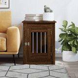 Gabbia Cani Arredamento Rovere Marrone 55x80x68cm truciolato