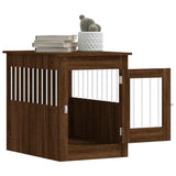 Gabbia Cani Arredamento Rovere Marrone 55x80x68cm truciolato