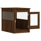 Gabbia Cani Arredamento Rovere Marrone 55x80x68cm truciolato