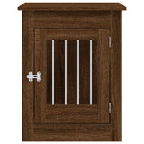 Gabbia Cani Arredamento Rovere Marrone 55x80x68cm truciolato