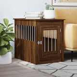 Gabbia Cani Arredamento Rovere Marrone 55x80x68cm truciolato