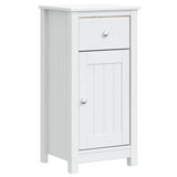 Set Mobili da Bagno 3 pz BERG Bianco in Legno Massello di Pino