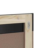 Set Mobili da Bagno 3 pz BERG Nero in Legno Massello di Pino
