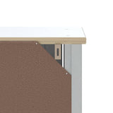 Set Mobili da Bagno 4 pz BERG Bianco in Legno Massello di Pino
