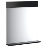 Set Mobili da Bagno 4 pz BERG Nero in Legno Massello di Pino