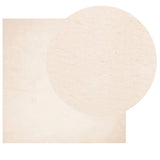 Tappeto a Pelo Corto HUARTE Morbido e Lavabile Beige 160x160 cm