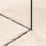 Tappeto a Pelo Corto HUARTE Morbido e Lavabile Beige 160x160 cm