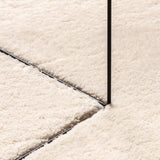 Tappeto a Pelo Corto HUARTE Morbido e Lavabile Beige 160x160 cm