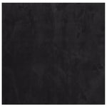 Tappeto a Pelo Corto HUARTE Morbido e Lavabile Nero 160x160cm