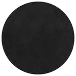 Tappeto a Pelo Corto HUARTE Morbido e Lavabile Nero  200 cm