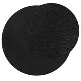 Tappeto a Pelo Corto HUARTE Morbido e Lavabile Nero  200 cm