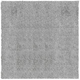 Tappeto Shaggy PAMPLONA a Pelo Lungo Moderno Grigio 240x240 cm