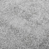 Tappeto Shaggy PAMPLONA a Pelo Lungo Moderno Grigio 240x240 cm