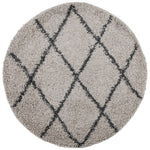 Tappeto Shaggy PAMPLONA a Pelo Lungo Beige e Antracite  120 cm