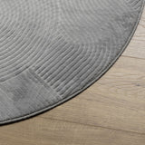 Tappeto IZA a Pelo Corto con Aspetto Scandinavo Grigio  100 cm