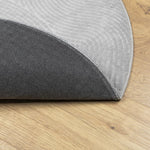 Tappeto IZA a Pelo Corto con Aspetto Scandinavo Grigio  100 cm