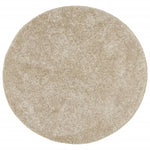 Tappeto a Pelo Lucido Lungo ISTAN Effetto Beige  160 cm