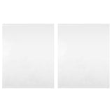 Pellicole a Specchio 2 pz Autoadesive 90x200 cm in PET