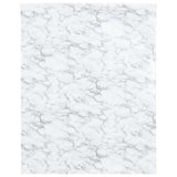 Adesivo per Mobili Autoadesivo Bianco Marmoreo 90x500 cm in PVC