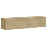 Contenitore da Giardino Beige Misto 469L in Polyrattan