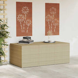 Contenitore da Giardino Beige Misto 984L in Polyrattan