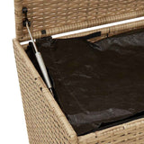 Contenitore da Giardino Beige Misto 984L in Polyrattan