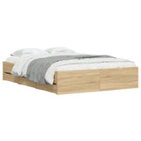 Giroletto Cassetti Rovere Sonoma 135x190 cm Legno truciolato