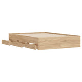 Giroletto Cassetti Rovere Sonoma 135x190 cm Legno truciolato