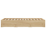 Giroletto Cassetti Rovere Sonoma 135x190 cm Legno truciolato