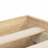 Giroletto Cassetti Rovere Sonoma 135x190 cm Legno truciolato