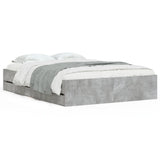 Giroletto Cassetti Grigio Cemento 120x190 cm Legno truciolato