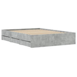 Giroletto Cassetti Grigio Cemento 120x190 cm Legno truciolato