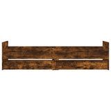 Giroletto con Cassetti Rovere Fumo 90x190 cm