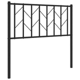 Testiera di Ricambio in Metallo Nero 90 cm